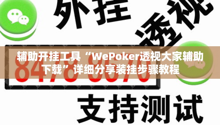 辅助开挂工具“WePoker透视大家辅助下载”详细分享装挂步骤教程