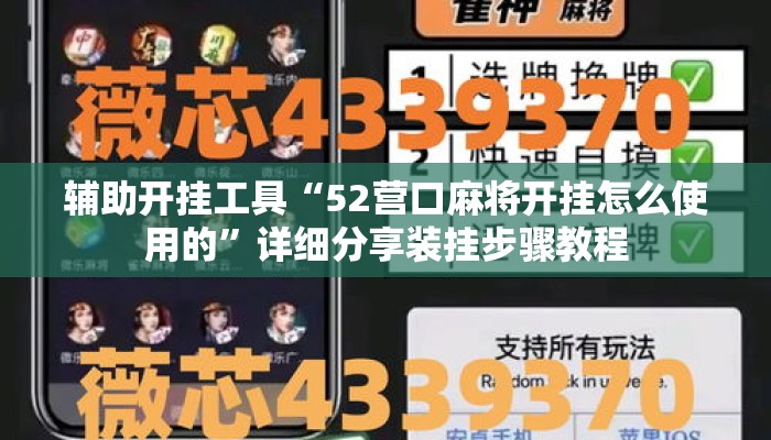 辅助开挂工具“52营口麻将开挂怎么使用的	”详细分享装挂步骤教程
