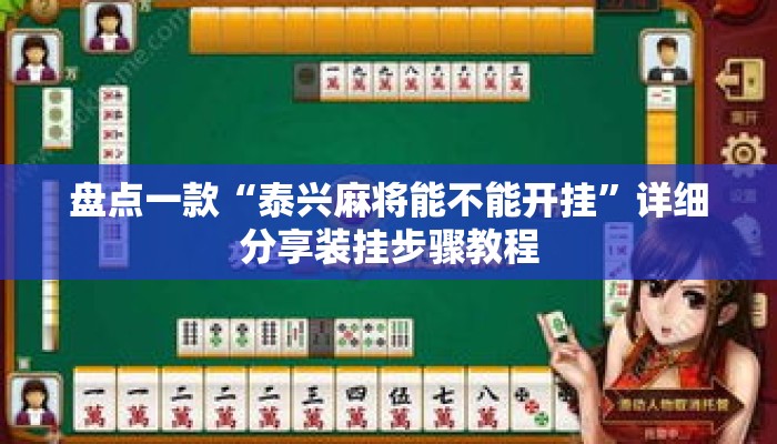 盘点一款“泰兴麻将能不能开挂”详细分享装挂步骤教程
