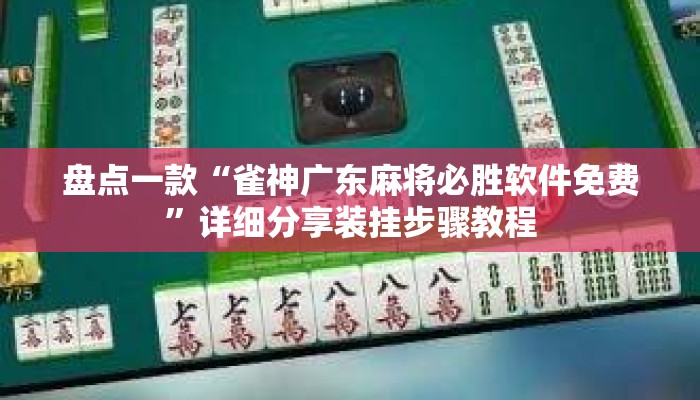 盘点一款“雀神广东麻将必胜软件免费”详细分享装挂步骤教程