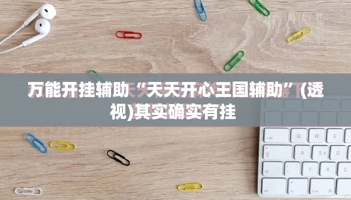 万能开挂辅助“天天开心王国辅助”(透视)其实确实有挂 