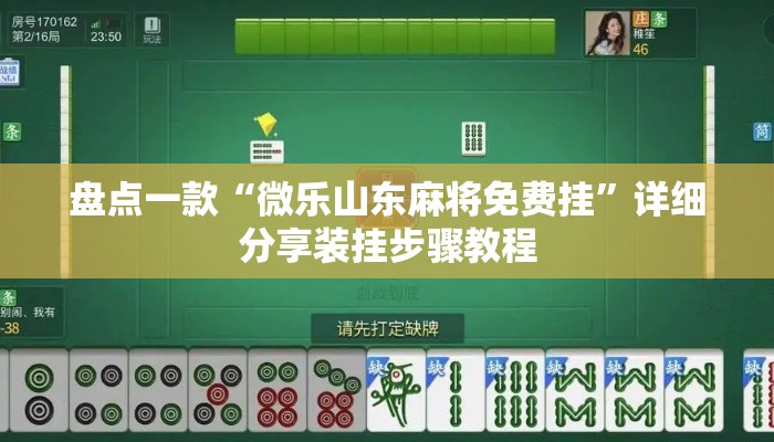 盘点一款“微乐山东麻将免费挂”详细分享装挂步骤教程