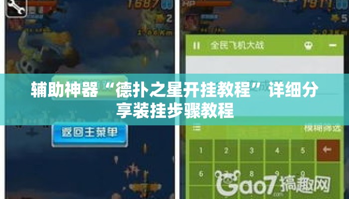 辅助神器“德扑之星开挂教程”详细分享装挂步骤教程
