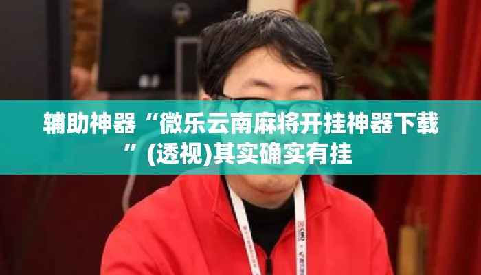 辅助神器“微乐云南麻将开挂神器下载”(透视)其实确实有挂 