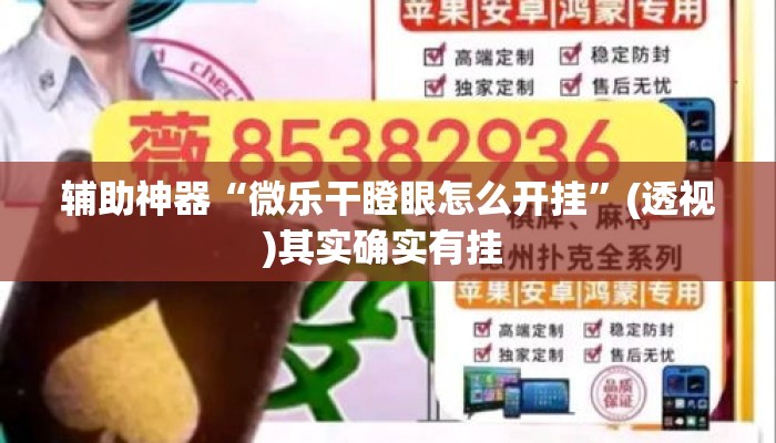 辅助神器“微乐干瞪眼怎么开挂	”(透视)其实确实有挂 