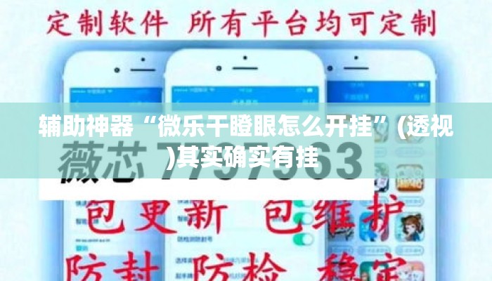 辅助神器“微乐干瞪眼怎么开挂”(透视)其实确实有挂 