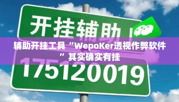 辅助开挂工具“WepoKer透视作弊软件”其实确实有挂