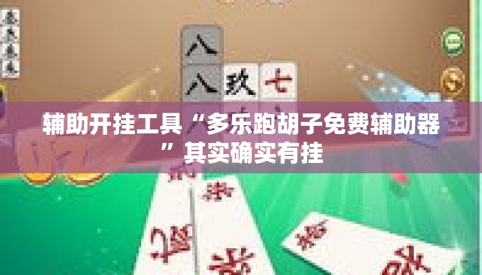 辅助开挂工具“多乐跑胡子免费辅助器	”其实确实有挂