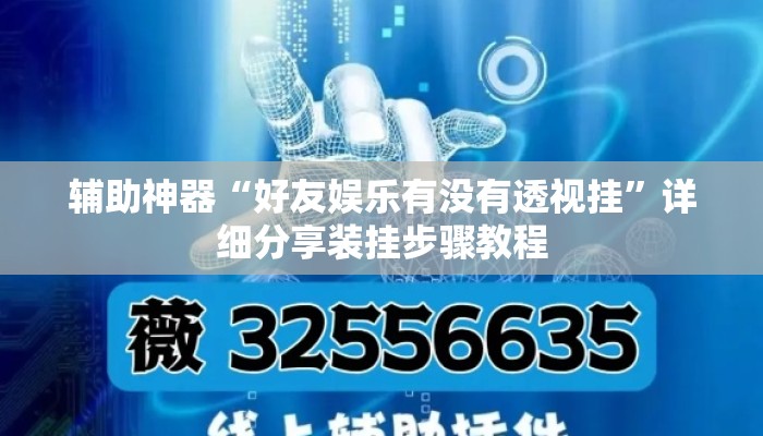 辅助神器“好友娱乐有没有透视挂	”详细分享装挂步骤教程