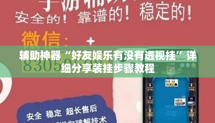 辅助神器“好友娱乐有没有透视挂”详细分享装挂步骤教程