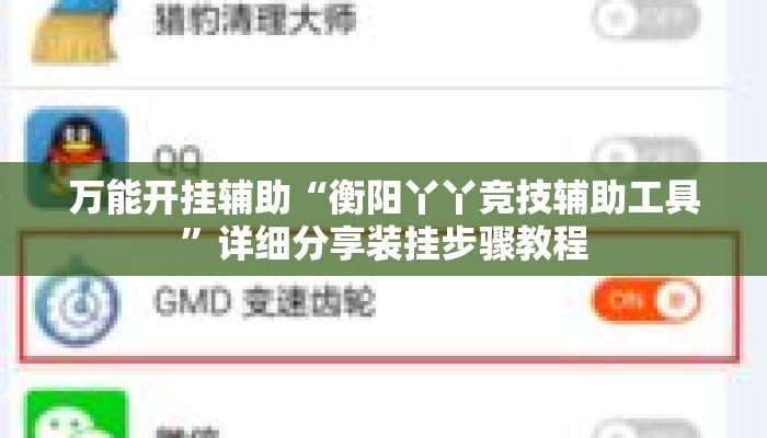 万能开挂辅助“衡阳丫丫竞技辅助工具	”详细分享装挂步骤教程