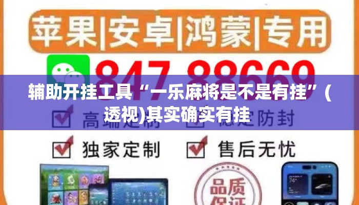 辅助开挂工具“一乐麻将是不是有挂	”(透视)其实确实有挂 