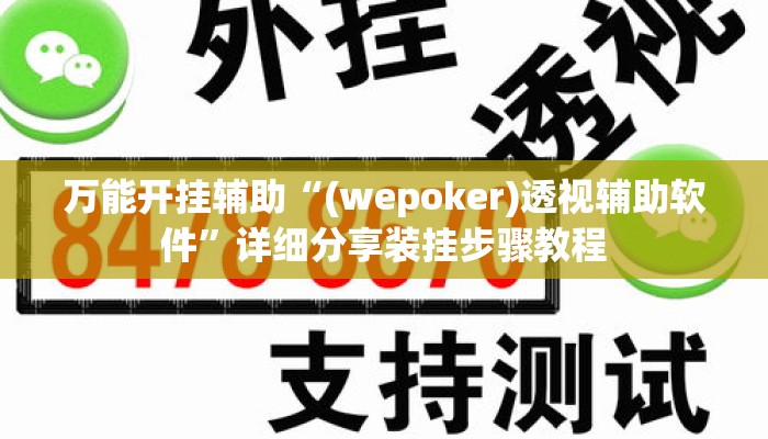 万能开挂辅助“(wepoker)透视辅助软件	”详细分享装挂步骤教程