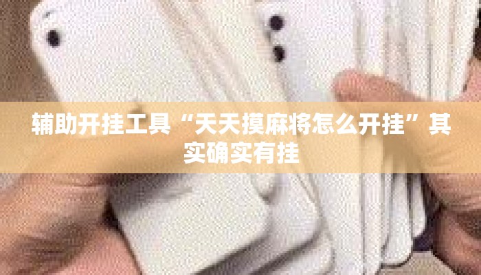 辅助开挂工具“天天摸麻将怎么开挂	”其实确实有挂