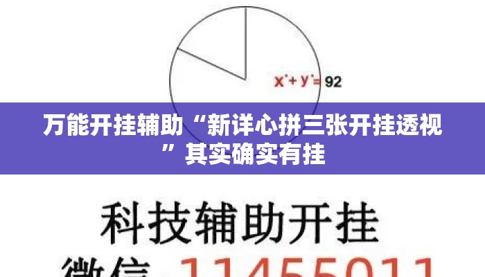 万能开挂辅助“新详心拼三张开挂透视”其实确实有挂