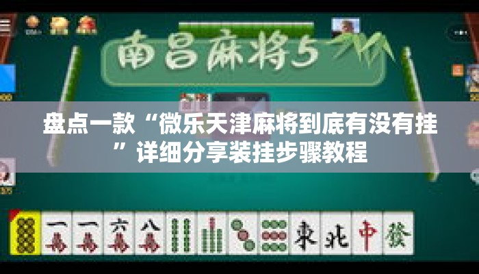 盘点一款“微乐天津麻将到底有没有挂”详细分享装挂步骤教程