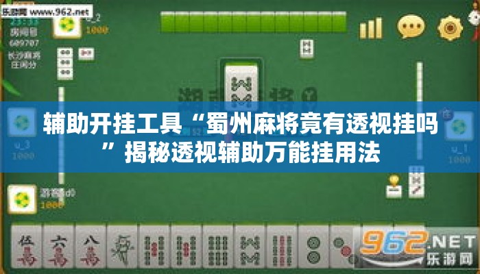 辅助开挂工具“蜀州麻将竟有透视挂吗”揭秘透视辅助万能挂用法