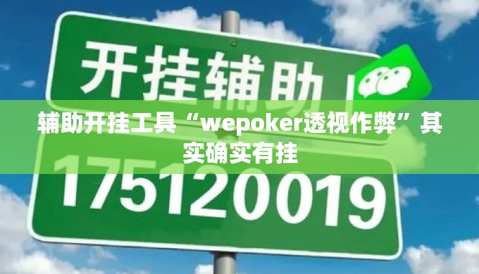 辅助开挂工具“wepoker透视作弊”其实确实有挂
