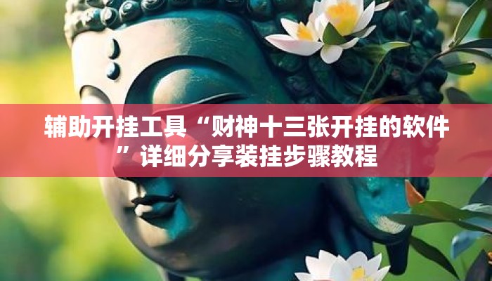 辅助开挂工具“财神十三张开挂的软件	”详细分享装挂步骤教程