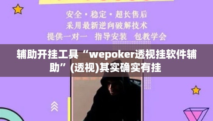 辅助开挂工具“wepoker透视挂软件辅助”(透视)其实确实有挂 