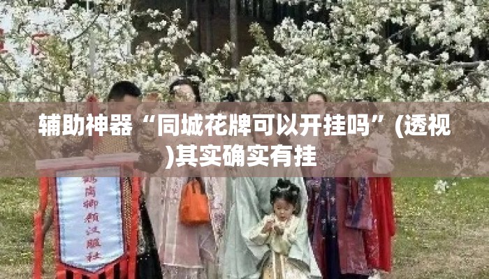 辅助神器“同城花牌可以开挂吗”(透视)其实确实有挂 