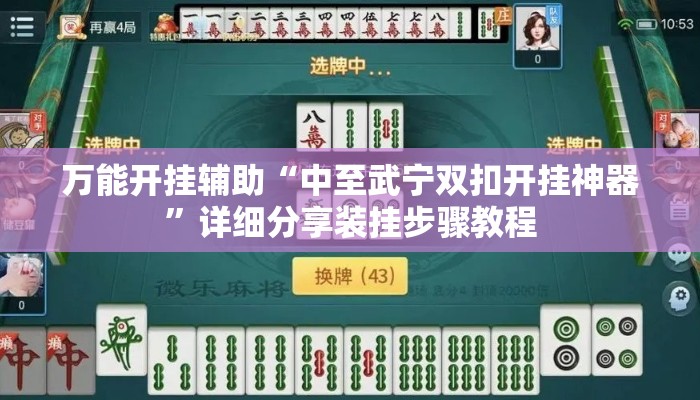 万能开挂辅助“中至武宁双扣开挂神器	”详细分享装挂步骤教程