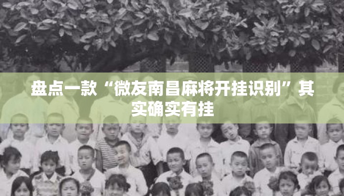 盘点一款“微友南昌麻将开挂识别	”其实确实有挂