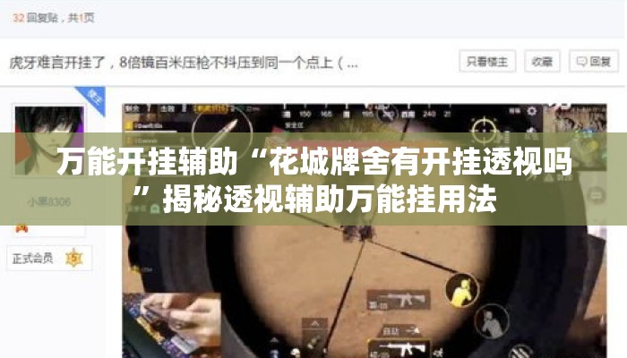 万能开挂辅助“花城牌舍有开挂透视吗”揭秘透视辅助万能挂用法