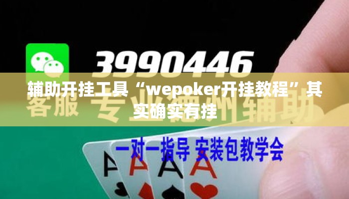 辅助开挂工具“wepoker开挂教程	”其实确实有挂