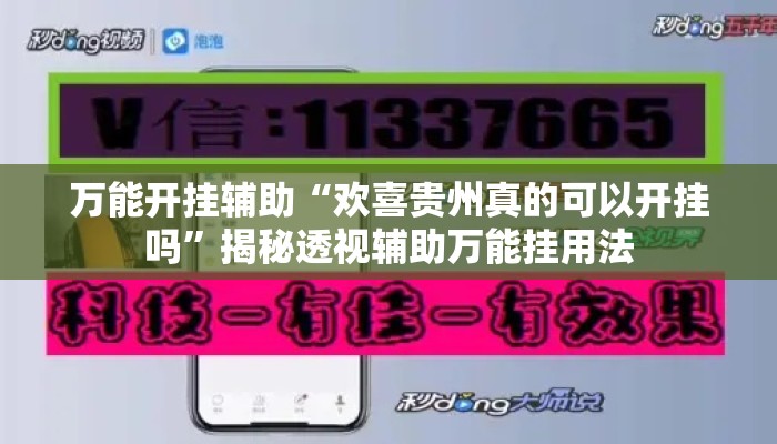 万能开挂辅助“欢喜贵州真的可以开挂吗	”揭秘透视辅助万能挂用法