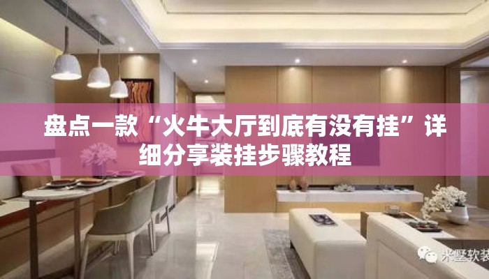 盘点一款“火牛大厅到底有没有挂”详细分享装挂步骤教程