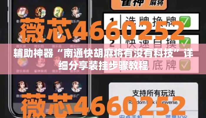 辅助神器“南通快胡麻将有没有科技”详细分享装挂步骤教程