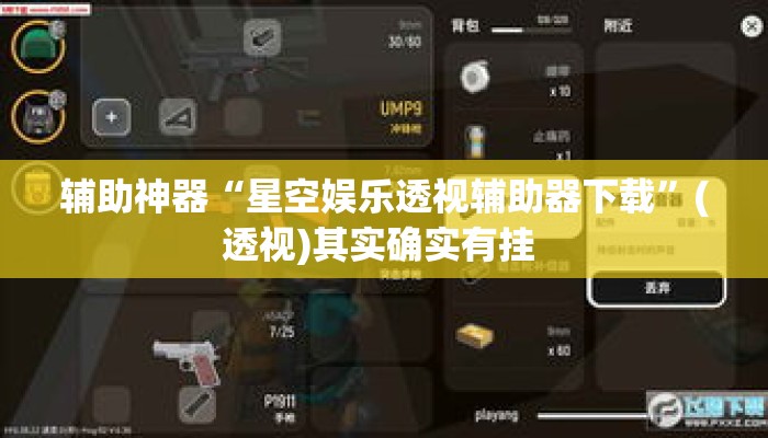 辅助神器“星空娱乐透视辅助器下载”(透视)其实确实有挂 