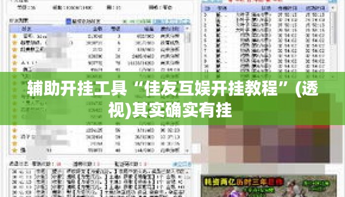 辅助开挂工具“佳友互娱开挂教程”(透视)其实确实有挂 