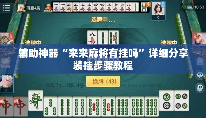 辅助神器“来来麻将有挂吗	”详细分享装挂步骤教程