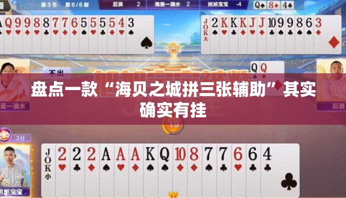 盘点一款“海贝之城拼三张辅助”其实确实有挂