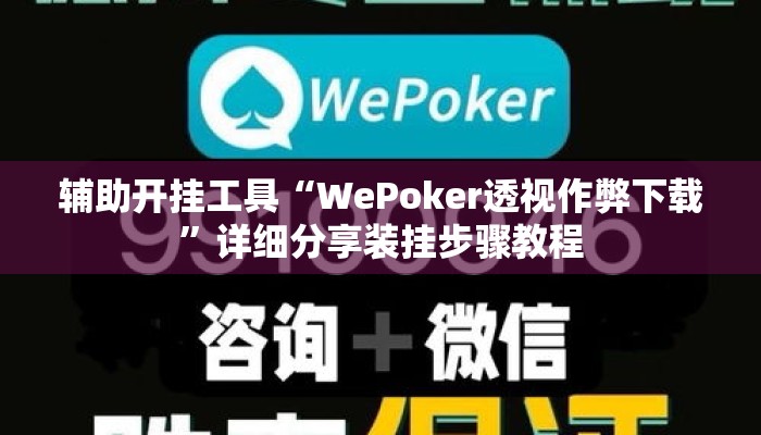 辅助开挂工具“WePoker透视作弊下载	”详细分享装挂步骤教程