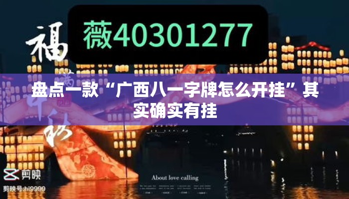 盘点一款“广西八一字牌怎么开挂”其实确实有挂