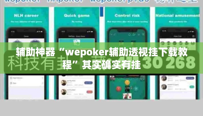 辅助神器“wepoker辅助透视挂下载教程”其实确实有挂