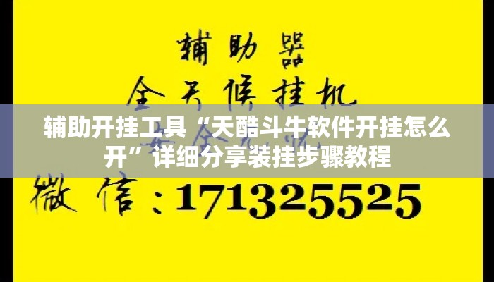 辅助开挂工具“天酷斗牛软件开挂怎么开”详细分享装挂步骤教程