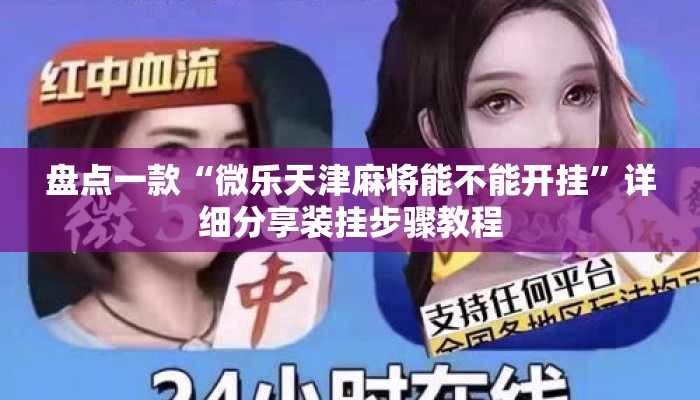 盘点一款“微乐天津麻将能不能开挂”详细分享装挂步骤教程