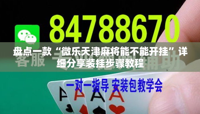 盘点一款“微乐天津麻将能不能开挂	”详细分享装挂步骤教程