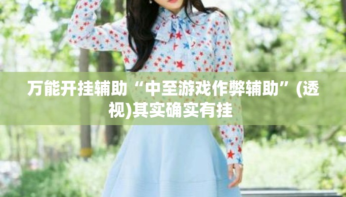万能开挂辅助“中至游戏作弊辅助	”(透视)其实确实有挂 