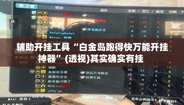 辅助开挂工具“白金岛跑得快万能开挂神器	”(透视)其实确实有挂 
