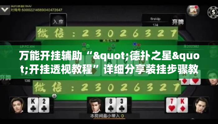 万能开挂辅助“"德扑之星"开挂透视教程”详细分享装挂步骤教程