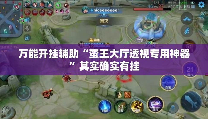 万能开挂辅助“蛮王大厅透视专用神器”其实确实有挂