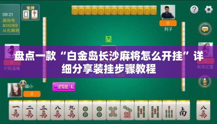 盘点一款“白金岛长沙麻将怎么开挂	”详细分享装挂步骤教程