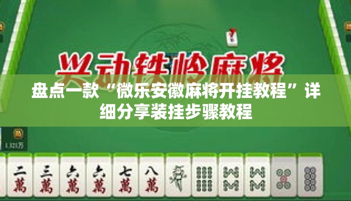 盘点一款“微乐安徽麻将开挂教程	”详细分享装挂步骤教程