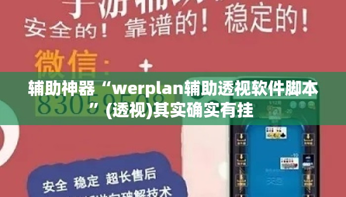 辅助神器“werplan辅助透视软件脚本”(透视)其实确实有挂 