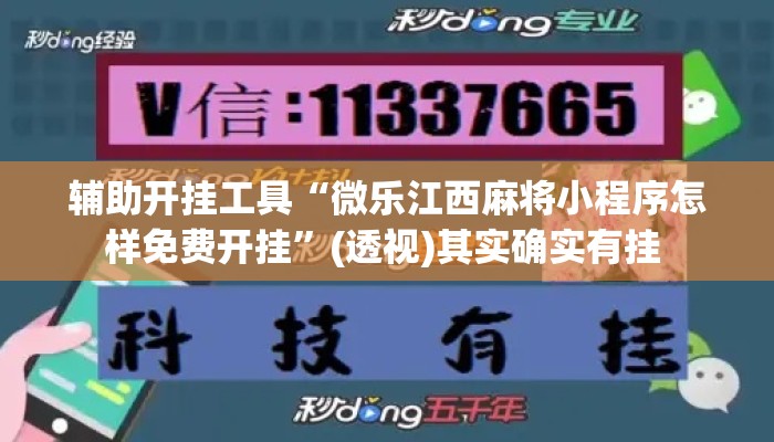 辅助开挂工具“微乐江西麻将小程序怎样免费开挂”(透视)其实确实有挂 